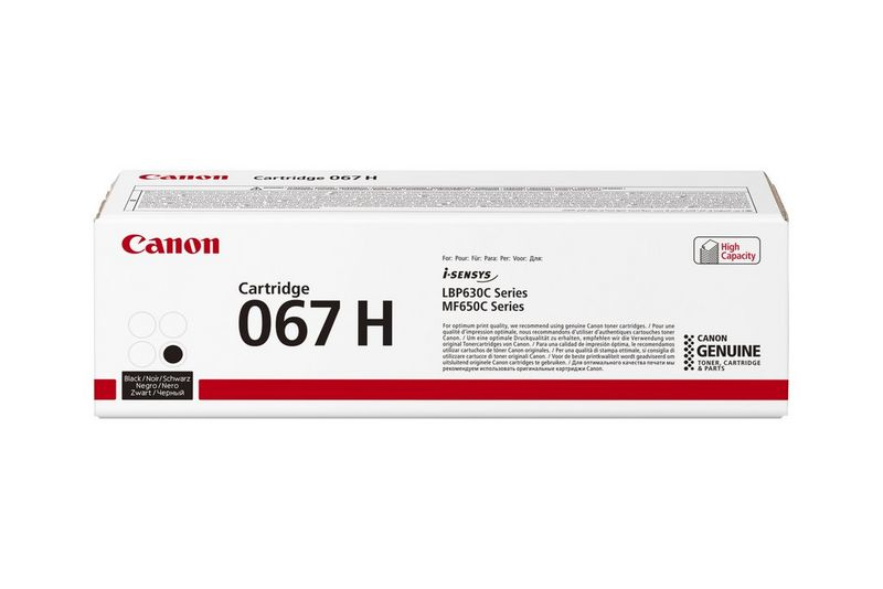 Canon 067 H Toner Black Original Toner Cartridge Toner Cartridges