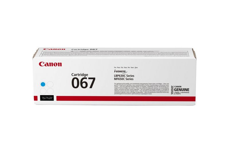 Canon 067 1250 pages Cyan 1 PC(s Toner Cartridges