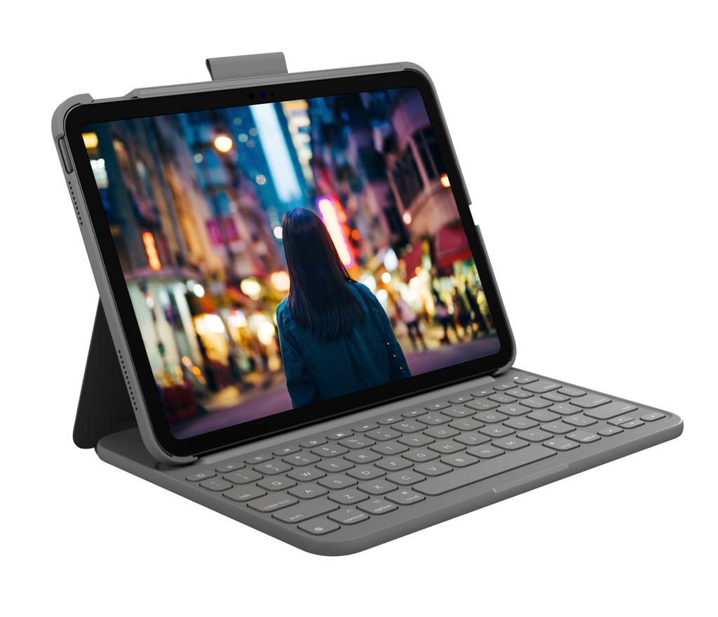 Logitech QWERTZ German 1.8 cm 1 mm Apple Slim Folio Keyboard Bluetooth Keyboards, Mice & Input Devices 920-011423