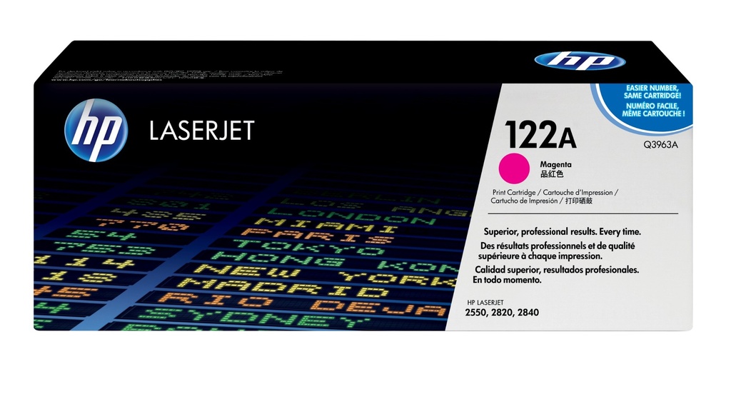 [151060000] HP 122 A Magenta 4000 Pages Q3963A Toner Cartridges