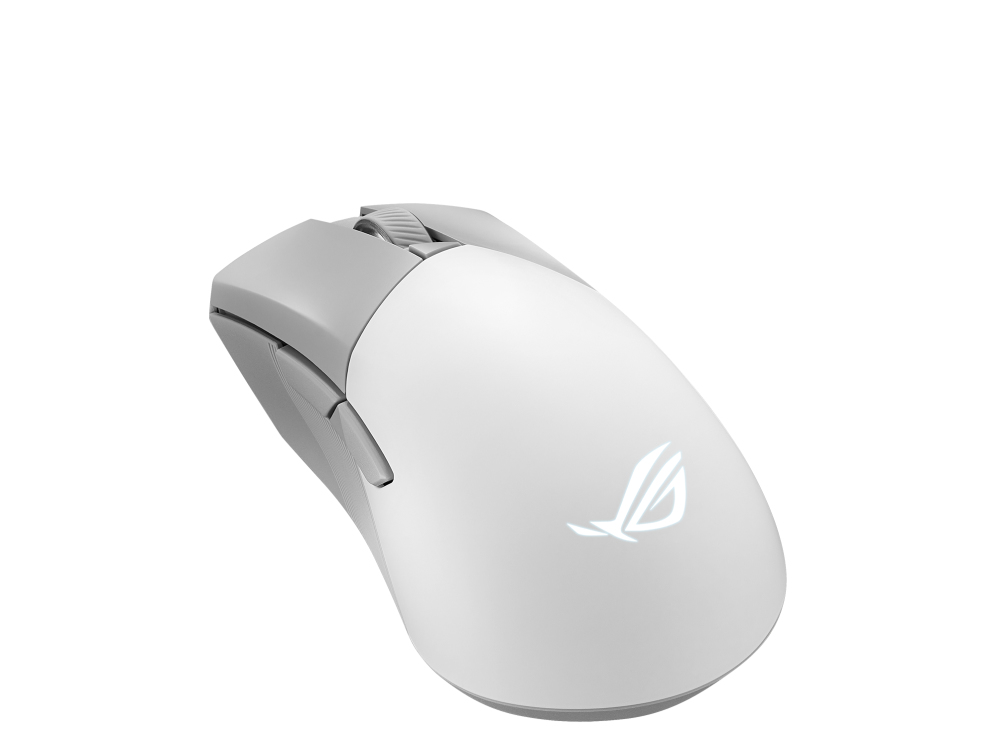 [15137606000] ASUS ROG Gladius III Wireless Aimpoint White Right-hand Optical RF Mouse Bluetooth Keyboards, Mice & Input Devices 90MP02Y0-BMUA10