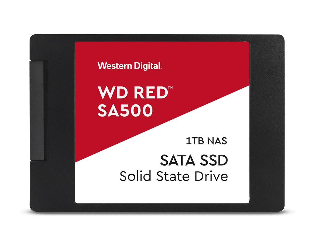 WD Red WD TM SA500 SATA SSD 2,5 inch/7 mm POWERED BY SANDISK 1 TB 1 TB 2.5 inch 530 MB/s 6 Gbit/s SSDs