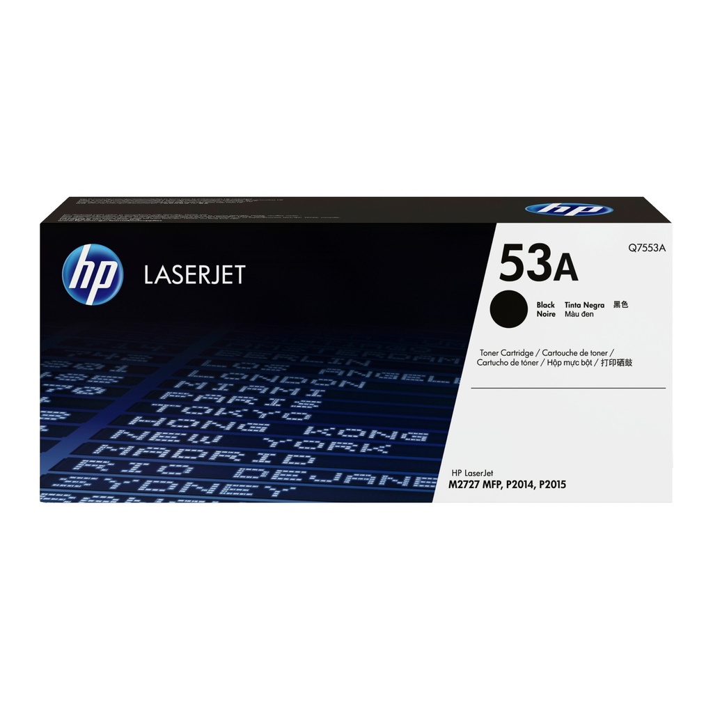 HP Toner Q7553A 53 A 3 Black Original Toner Cartridge Toner Cartridges
