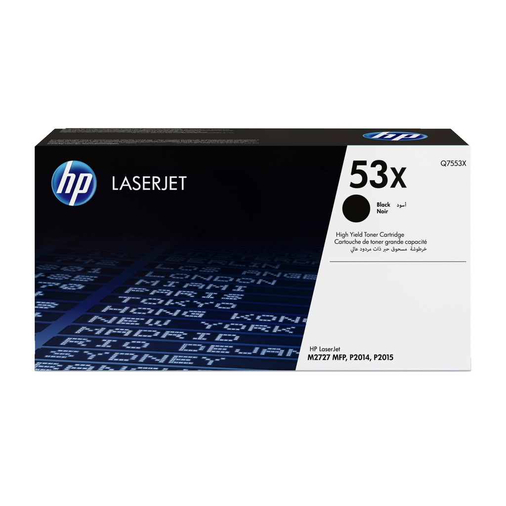 HP Toner 53X 7 Black Original Cartridge Cartridges Q7553X