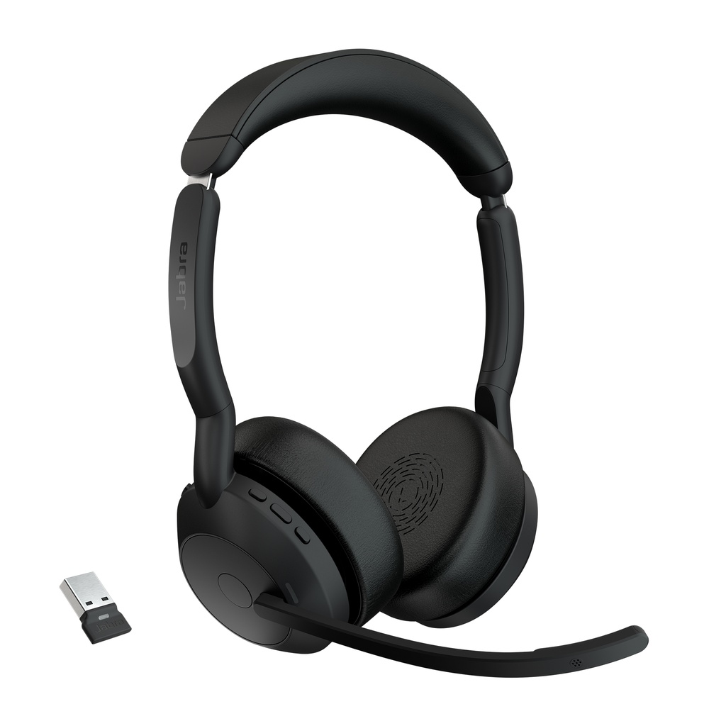 [15473996000] Jabra Evolve2 55 Uc Stereo wireless/On-Ear/USB-A/Bluetooth Headset 20 KHz Audio Equipment