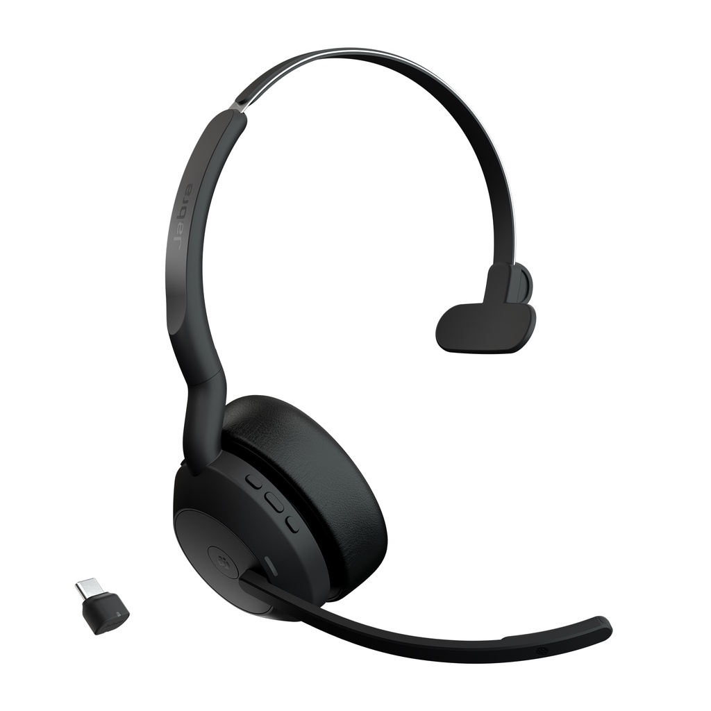 Jabra Evolve2 55 Link380c Ms Mono 2 Headset 20 KHz Audio Equipment