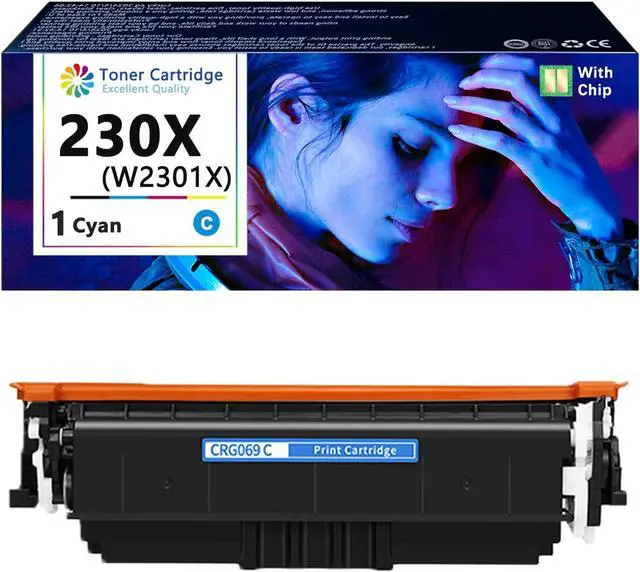 HP Toner Cartridge, Cyan, Original W2301X Cartridges