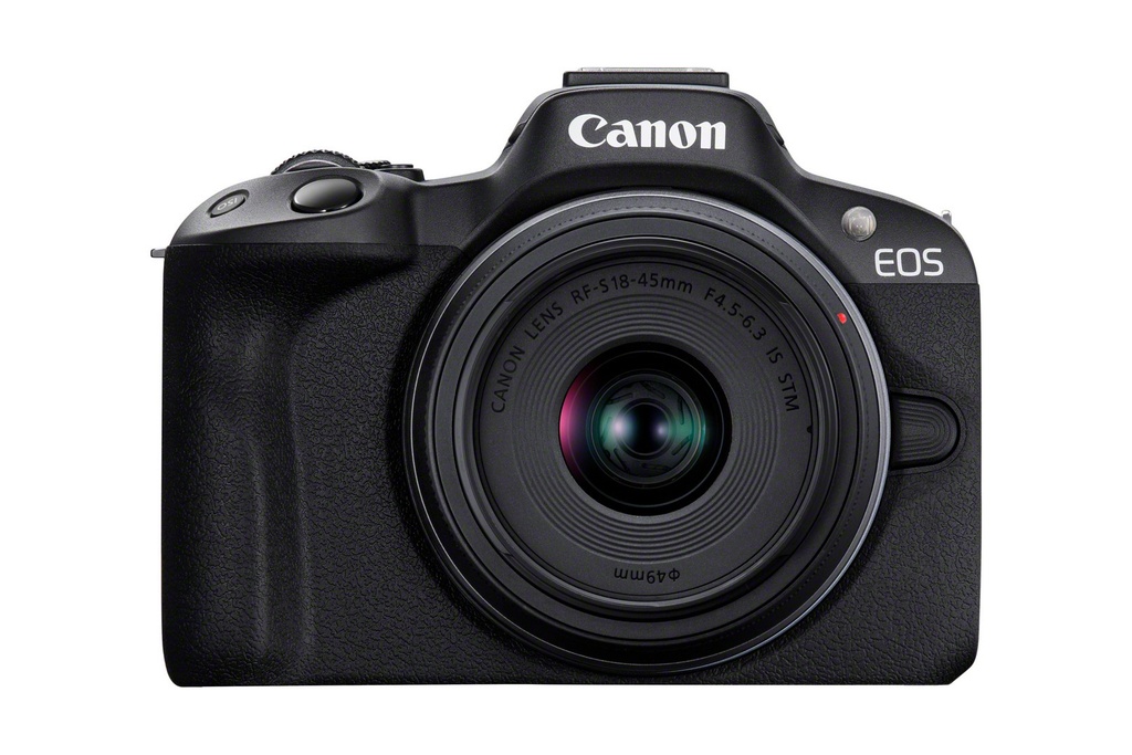 [15797233000] Canon Eos R50 Black+ Rf-S 18-45 mm F4.5-6.3 Is Stm Kit SLR Camera 24.2 MP Digital Cameras