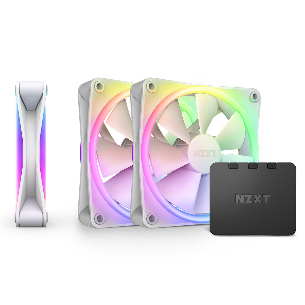 NZXT F120 RGB DUO Triple Pack Fan 12 cm 500 RPM 1800 RPM 29 dB 48.58 cfm Coolers