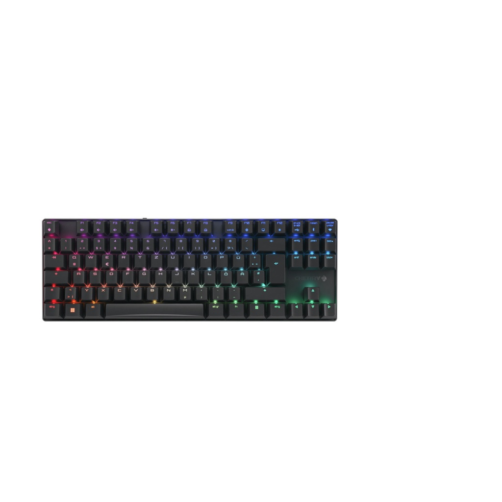 [15845513000] Cherry MX 8.2 TKL Wireless RGB Wireless RF Wireless + Bluetooth Mechanical QWERTZ RGB LED Black Input Devices