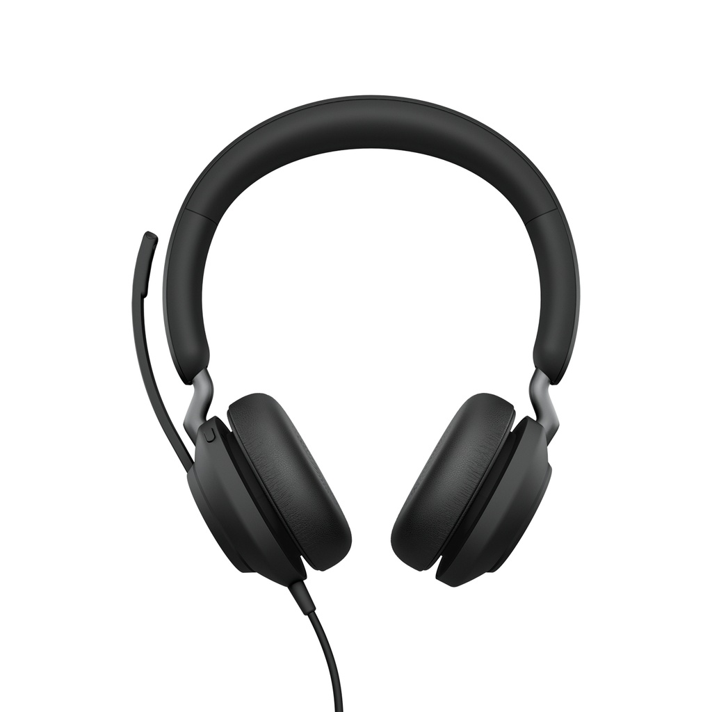 Jabra Headset Evolve2 40 SE MS Stereo Headset 20 KHz Audio Equipment