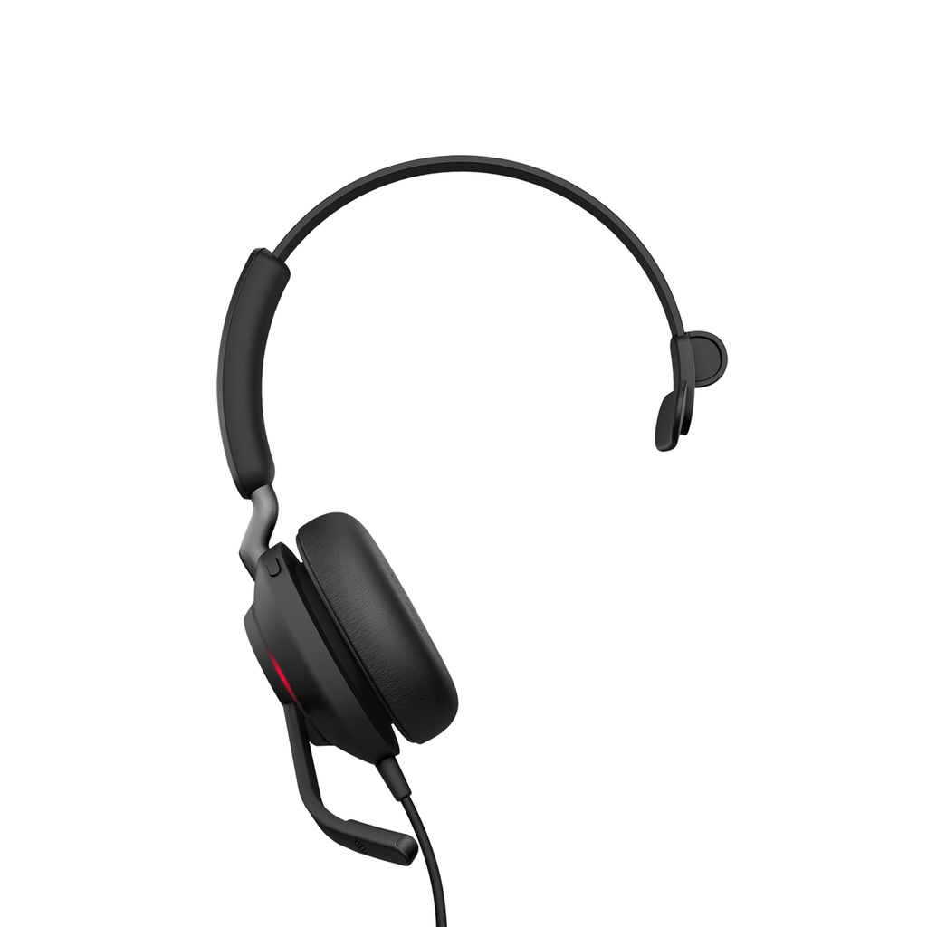 Jabra Evolve2 40 SE USB-C UC Mono (include Extended Cord) Wired Calls/Music 20 20000 Hz 113 g Headset Black Audio Equipment