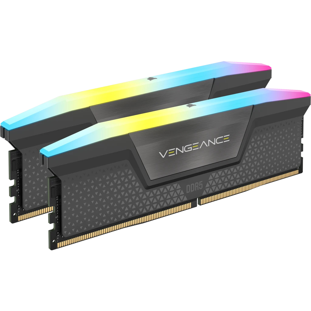 Corsair Vengeance RGB 64 GB 2 x 32 GB DDR 5 6000 MHz 288-pin DIMM Black Memory Modules