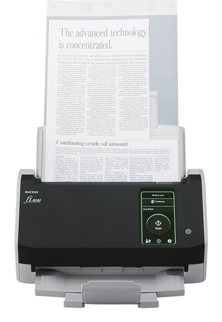 [15942981000] Ricoh fi-8040 Scanner documenti CIS duale Duplex 216 x 355.6 mm 600 dpi x 600 dpi fino a 40 ppm (mono)/fino a 40 ppm (colore) ADF (Alimentatore automatico documenti) (50 fogli) fino a 6000 scansioni al giorno USB 3.2 Gen 1, Gigabi Scanners