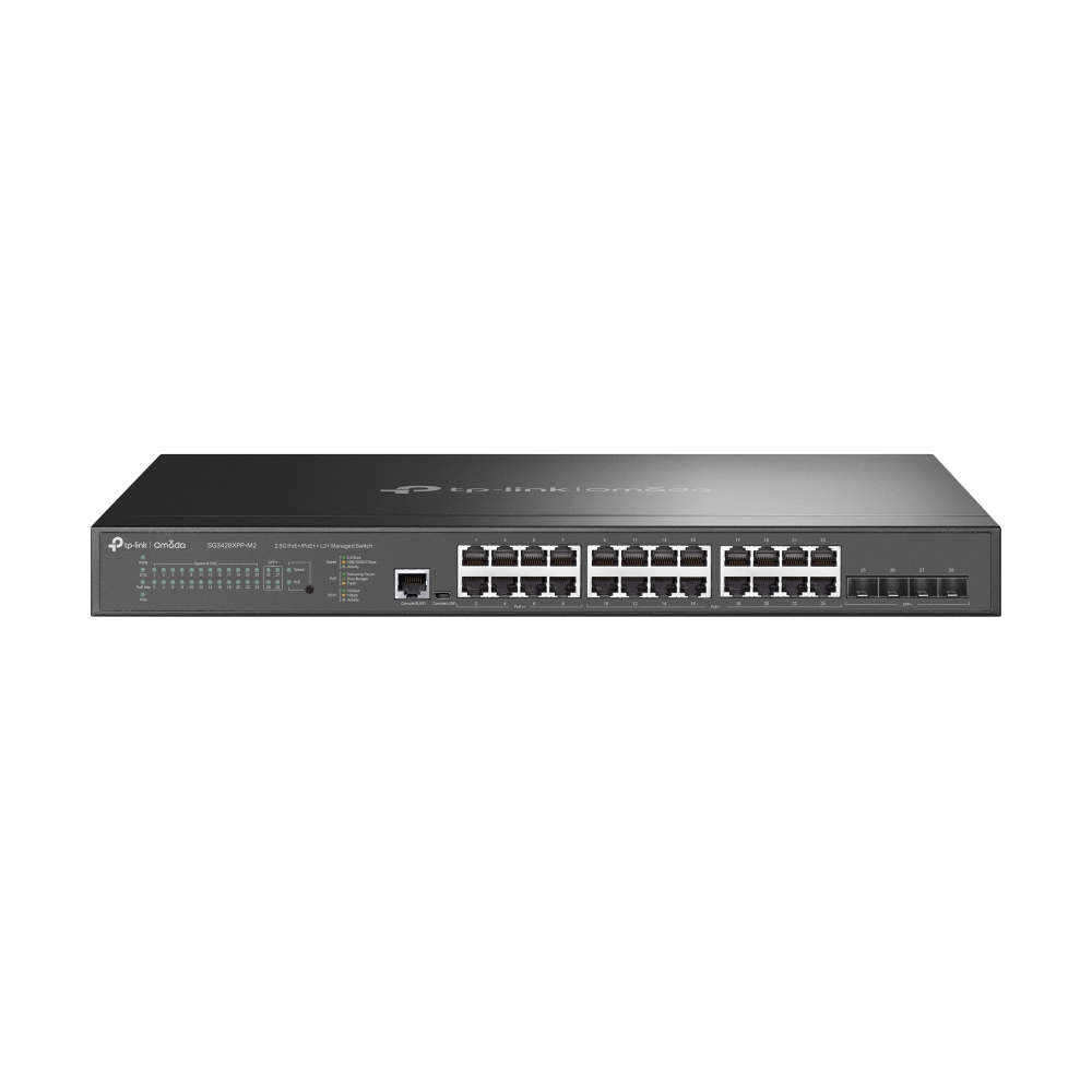 TP-LINK Omada SG3428XPP-M2 JetStream Switch Switch 0.1 GBps Network Equipment