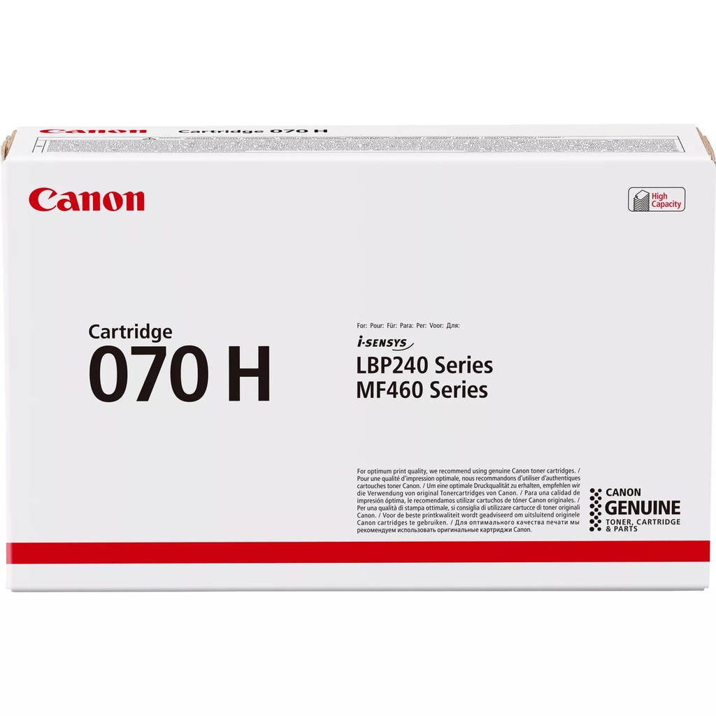 [16164614000] Canon Toner Cartridge 070 H Original Toner Cartridge Toner Cartridges