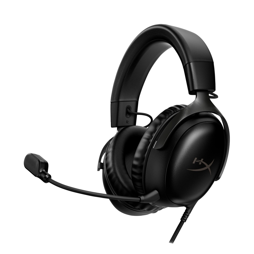 [16190625000] HyperX Cloud III Gaming Headset (Black) Wired Gaming 10 21000 Hz 308 g Headset Black 727A8AA Audio Equipment