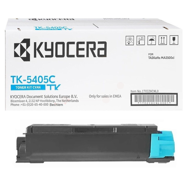 Kyocera TK-5405C 10000 pages Cyan 1 PC(s) Original Toner Cartridges 1T02Z6CNL0