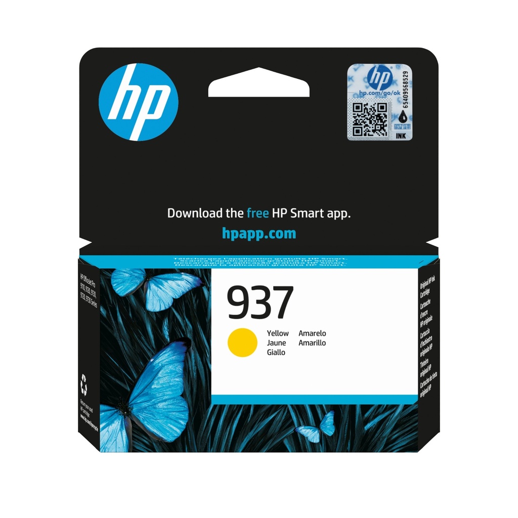 HP ink 4S6W4NE 937 yellow Original Ink Cartridge Ink Cartridges