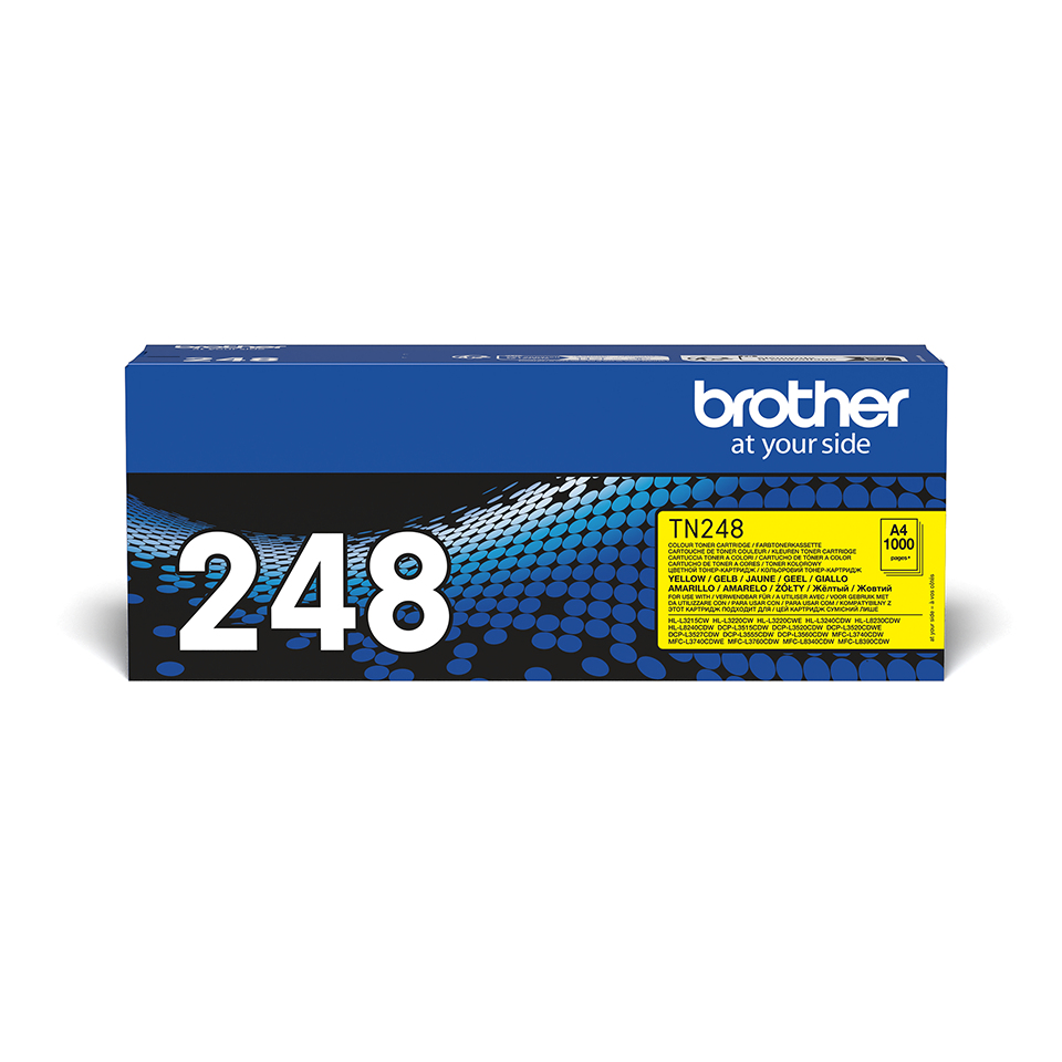 Brother TN-248Y 1000 pages Yellow 1 PC(s Toner Cartridges