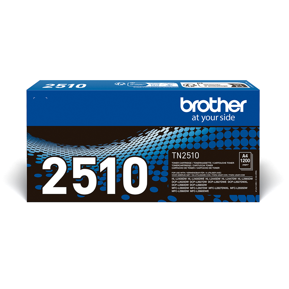 Brother TN-2510 1200 pages 0 Black 1 PC(s) Original Toner Cartridges TN2510