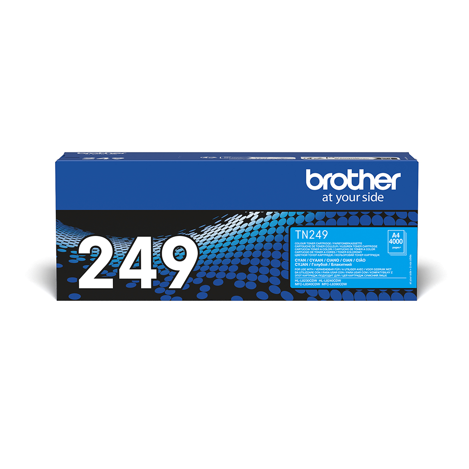 Brother Toner TN-249C Cyan TN249 Original Toner Cartridge Toner Cartridges
