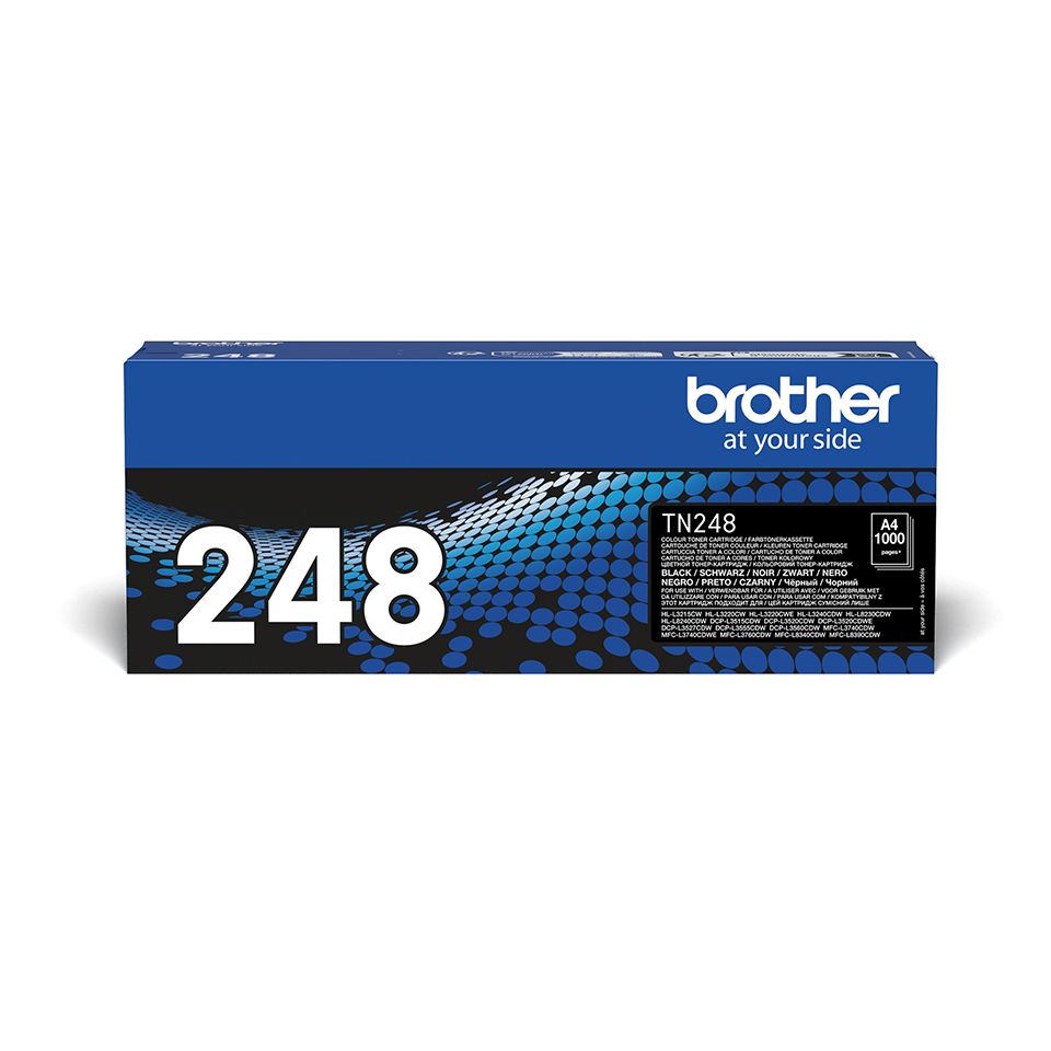 Brother TN-248BK 1000 pages Black 1 PC(s Toner Cartridges