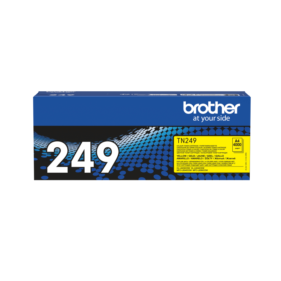 [16675484000] Brother TN-249Y 4000 pages Yellow 1 PC(s) Original Toner Cartridges TN249Y