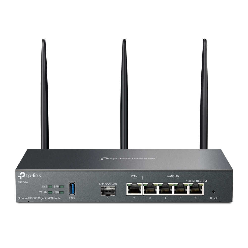 [16772504000] Tp-link Omada ax3000 wi-fi router Gigabit VPN Dual-band (2.4 GHz 3 - 6 Network Equipment ER706W