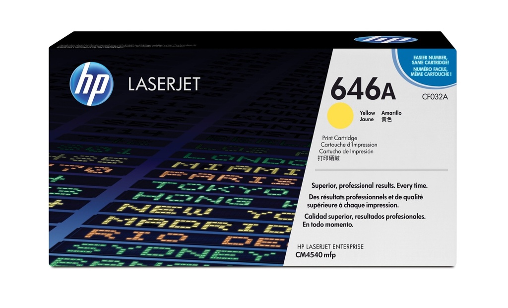 HP Color LaserJet 646 A Toner Cartridge Original Yellow 12500 pages Toner Cartridges
