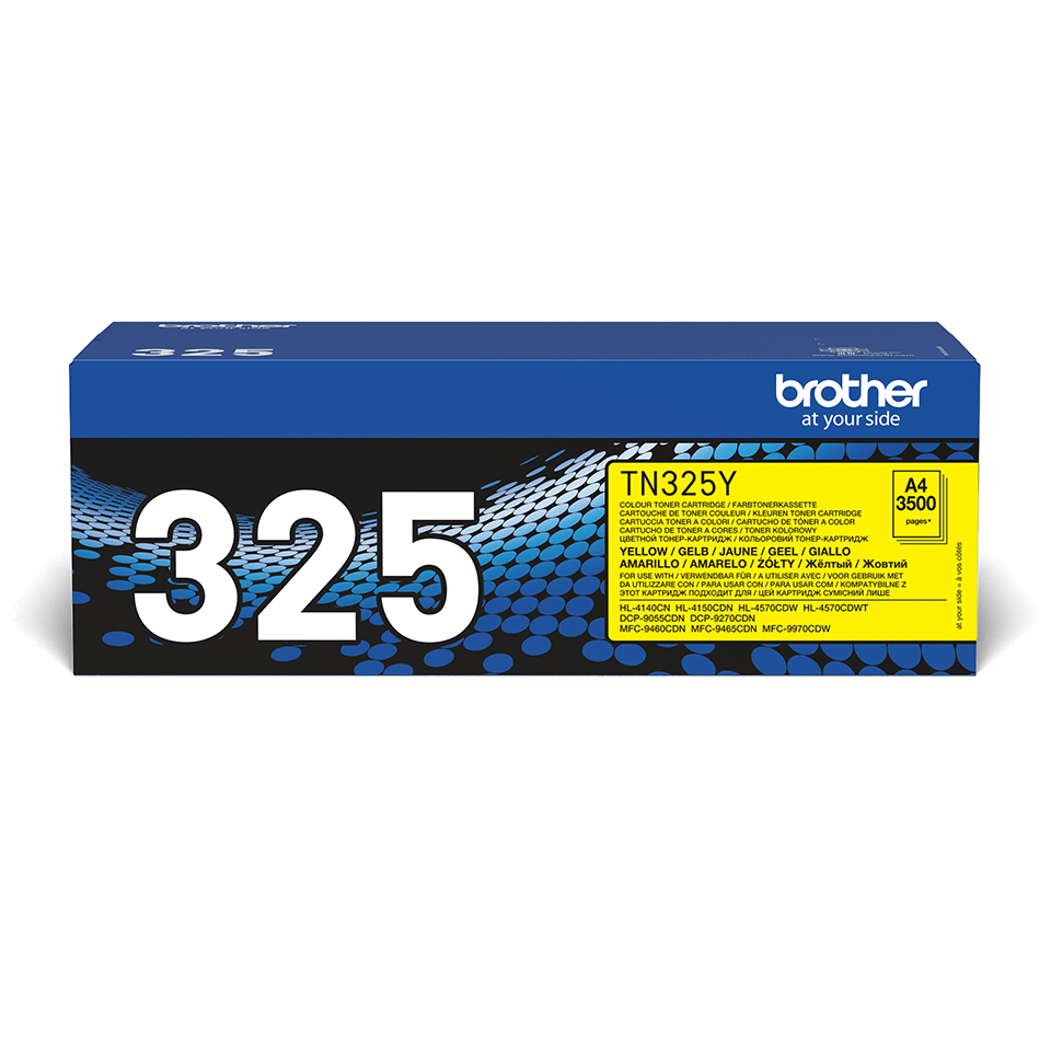Brother TN-325 Toner yellow standard capacity 3 Original Cartridge Cartridges TN325Y