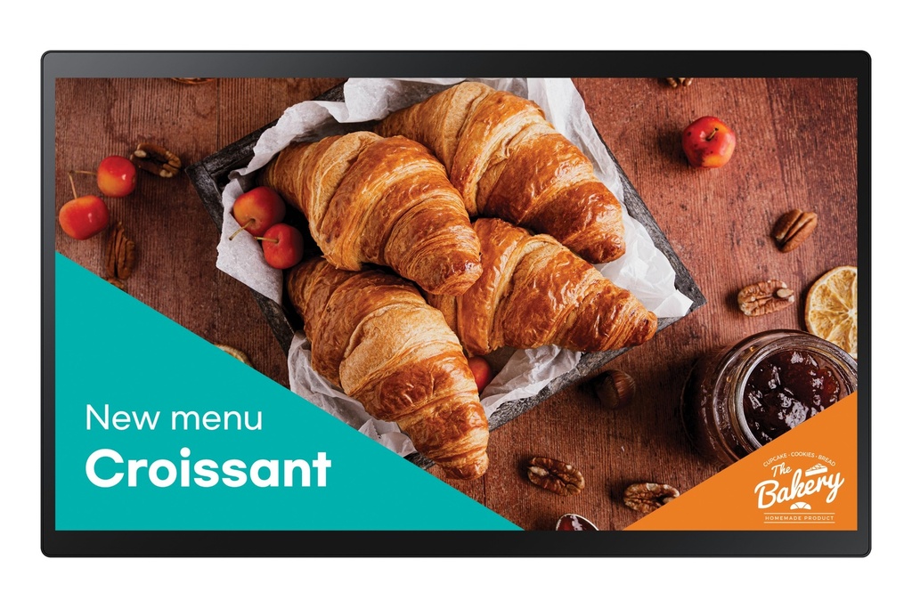 [17370068000] Samsung QB24C-T Digital Signage Flat Panel 24-inch (24in) Digitale Signage LH24QBCTBGCXEN