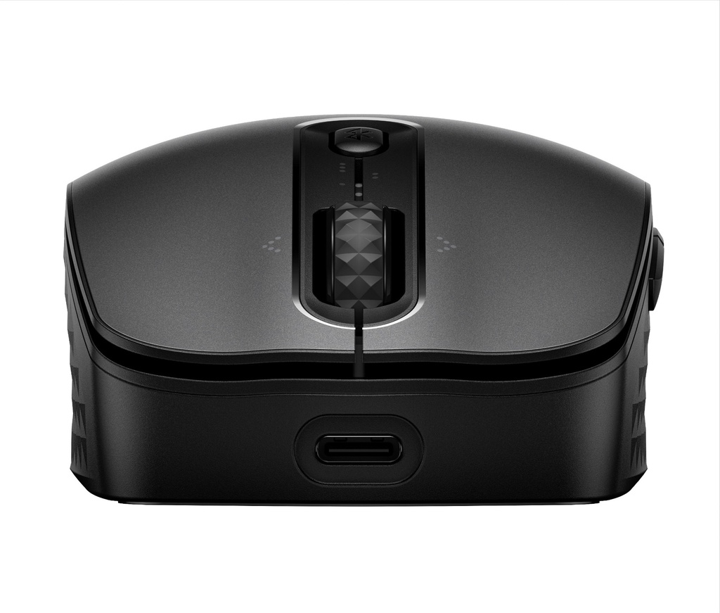 [17834113000] HP 690 Rechargeable Wireless Mouse Ambidextrous Bluetooth 4000 DPI Black Input Devices