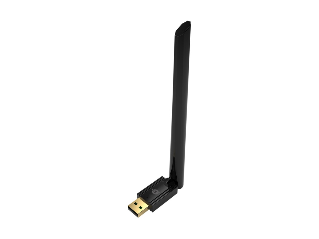 [17878597000] Conceptronic ABBY17B Long Range Bluetooth 5.3 USB Adapter External Antenna Internal Wireless USB Bluetooth 3 Mbit/s Black Interface Cards