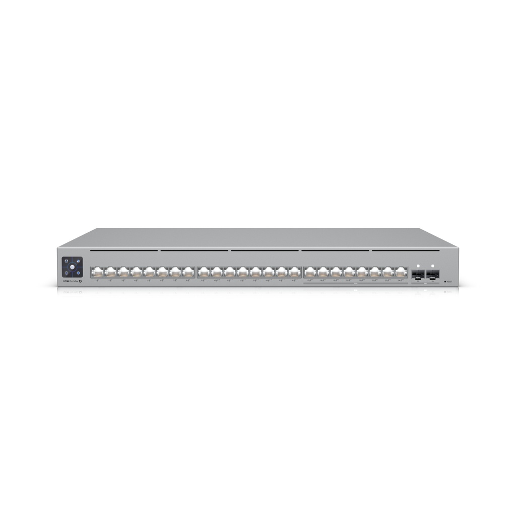 [17929133000] Ubiquiti UniFi Pro Max 24 PoE Switch USW Pro Max 24 PoE Switch 0.1 GBps Network Equipment