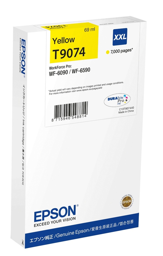 [18008693000] Epson Wf-6xxx Ink Cartridge Yellow Xxl Original Ink Cartridge Ink Cartridges