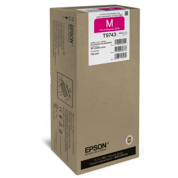 Epson T9743 size XXL Magenta Original Ink Cartridge Cartridges C13T97430N