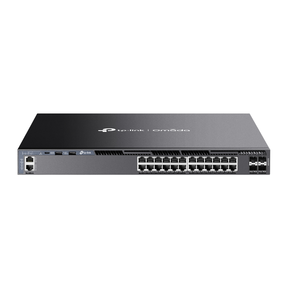 TP-LINK Omada SG6428X Stackable L3 Managed Switch with 4 Switch 1 GBps Network Equipment