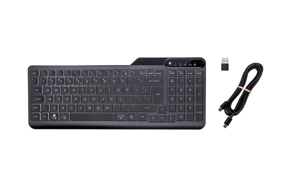 [18079525000] HP 400 keyboard kompakte size 2 Zonen Layout QWERTY USB-C 7N7C0AA#ABB