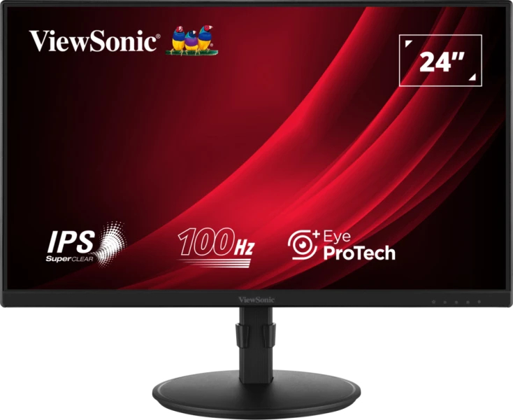 ViewSonic VA2408-HDJ 24 IPS Pivot HDMI VGA DP Flat Screen 24-inch Flat Screens