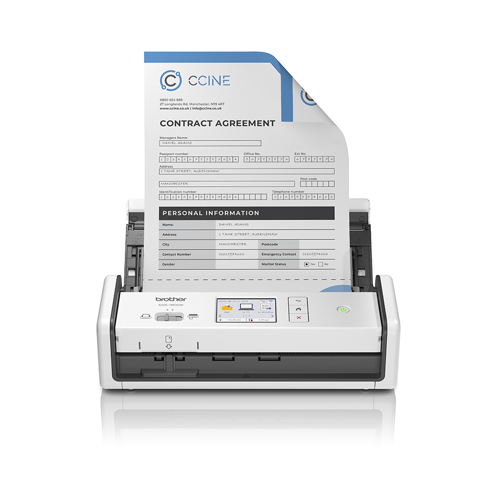 [18339748000] Brother Scanner Ads-1800 document Scanners A4 ADS1800WUN1