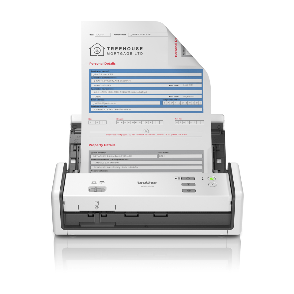 [18339749000] Brother Ads-1300 document scanner Scanners A4 ADS1300UN1