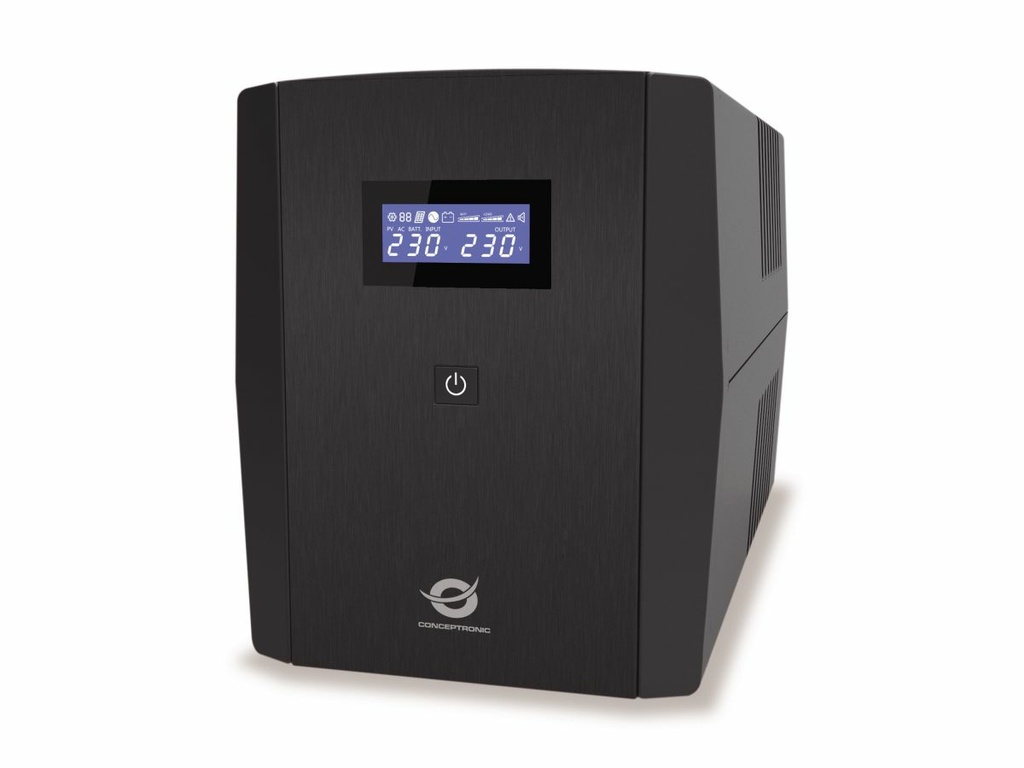 [18651736000] Conceptronic Zeus USV schuko plug Iec Start/LAN sw (Offline) UPS 1,500 W Power Supplies