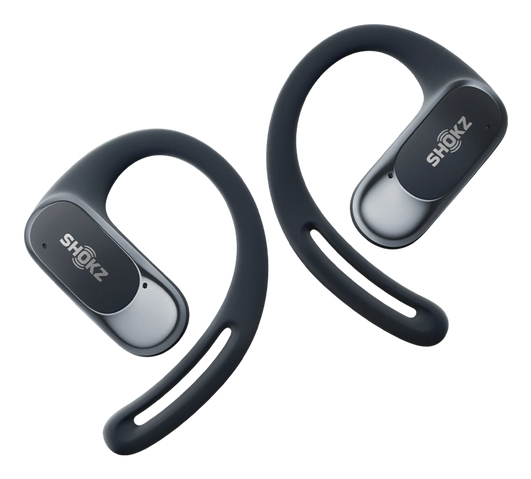 [18731756000] AfterShokz Knochenschall Kopfhörer OpenFit Air Black Headphones 16 KHz 10 M Audio Equipment T511-ST-BK