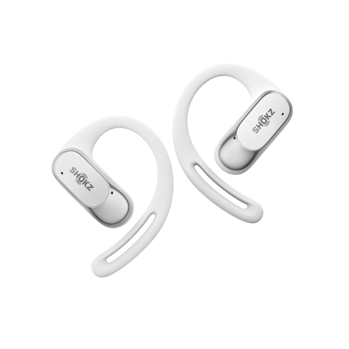 Aftershokz Knochenschall Kopfhörer Openfit Air White 16 Khz Bluetooth Noise Reduction T511-ST-WT Cellphones