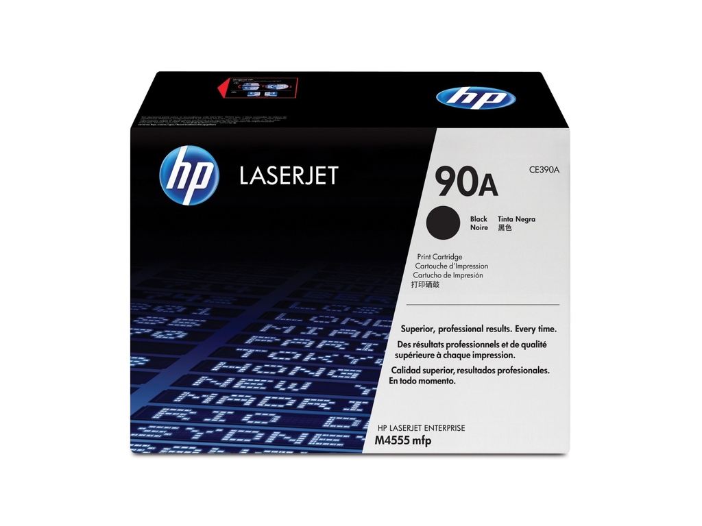 [1886407000] HP 90 A Black Original LaserJet Toner Cartridge 10000 pages Cartridges CE390A