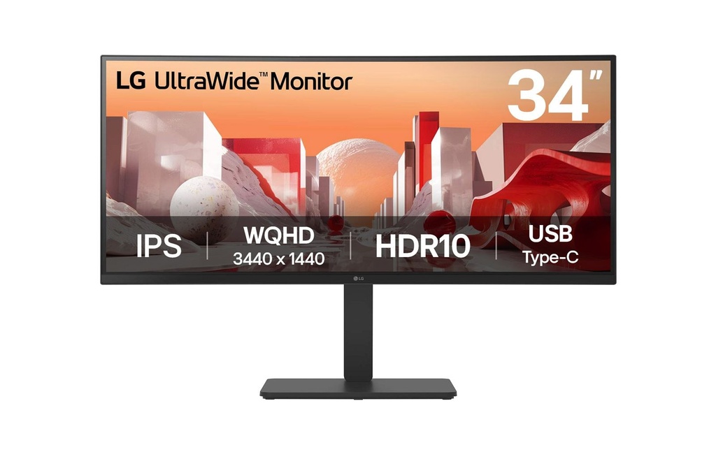 LG Monitor 34BA75QE-B 34 Flat Screen 34-inch Monitors