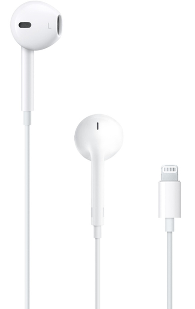 Apple EarPods Lightning Connector Microphone Volume control Audio Equipment