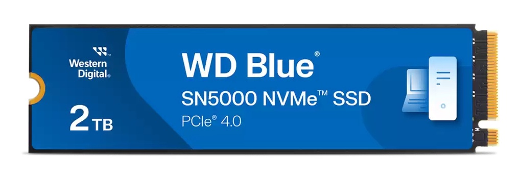 [19013659000] WD Blue Sn5000 NVMe SSD 1,770 GB - 2,458 SSDs WDS200T4B0E-00CNZ0