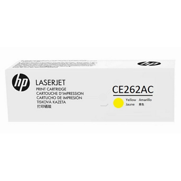 HP Color LaserJet CE262A Contract Yellow Print Cartridge 11000 pages Original Toner Cartridges CE262AC